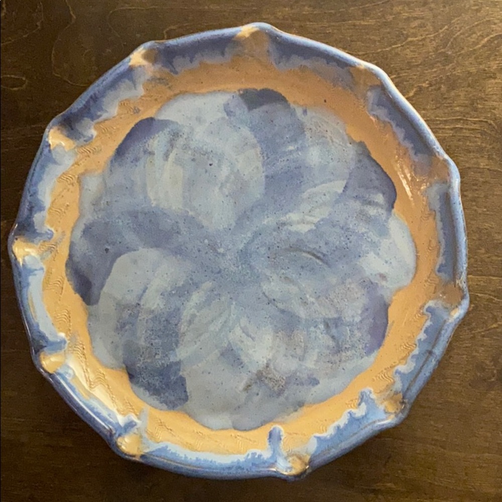 🎁 Mountain Art. Vintage pottery signed Alan Ward ‘90